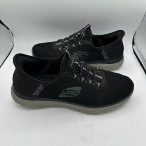 Skechers Men's Slip-ins: Summits - High Range Black Walking Shoes Men's 10
